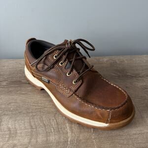Irish Setter Soft Paw Oxford Shoes Mens 9 D Waterproof Leather 3906 Brown